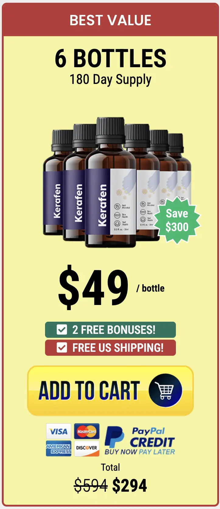 Kerafen order 6 bottles